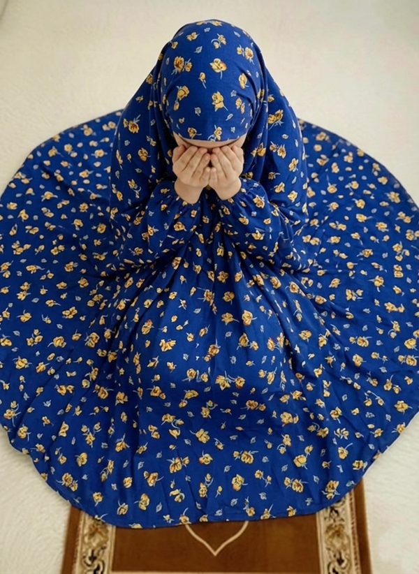 Namaz Chadar - Ravina - NavyBlue
