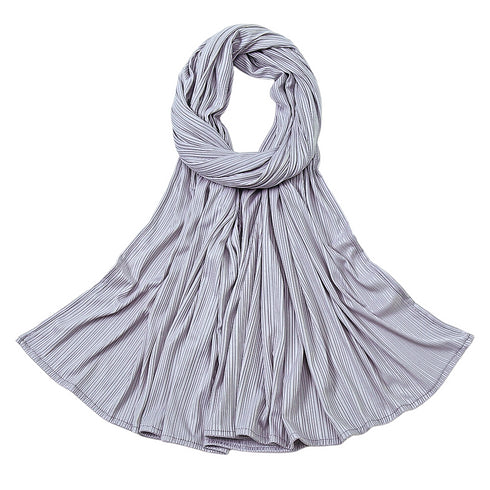 Premium Jersey Hijab - Silver Grey