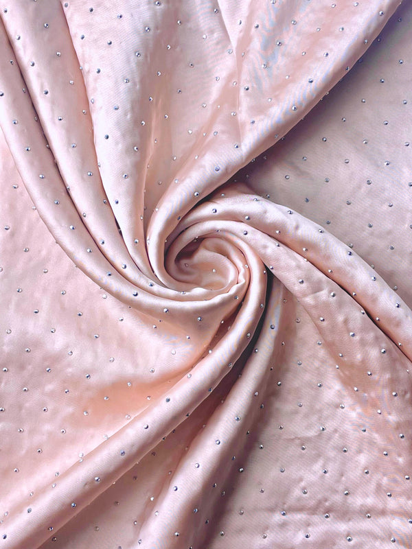 Silk Stone Hijab - Skin Peach