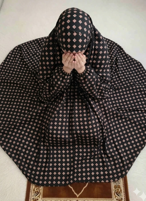 Namaz Chadar- Zoya- Black
