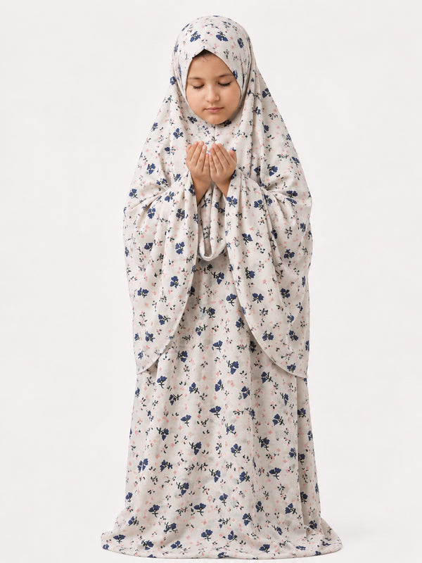 Namaz Chadar- kids - Azurielle - Black