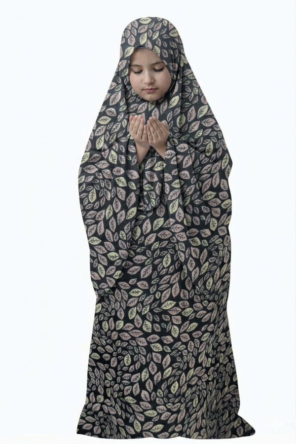 Namaz Chadar-Kid- Iqra - Black