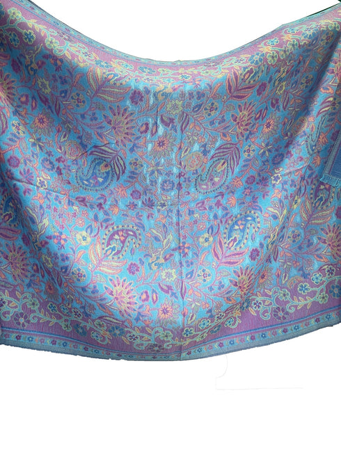 Pashmina Kani - Hareer Blue