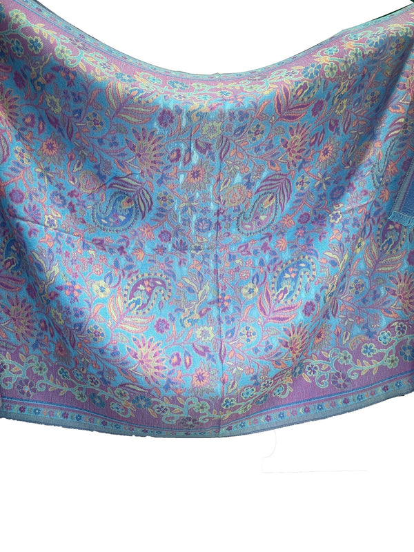 Pashmina Kani - Hareer Blue