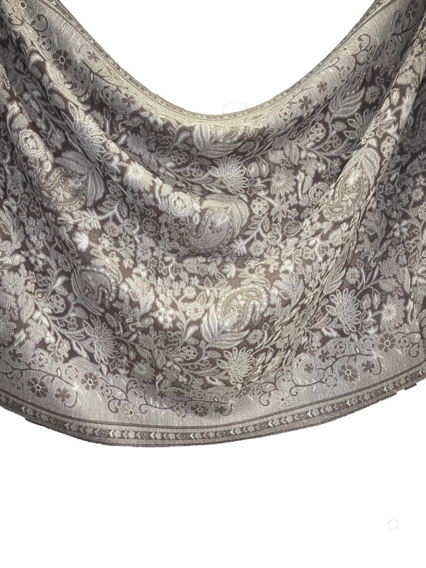 Pashmina Kani - Hareer Brownish