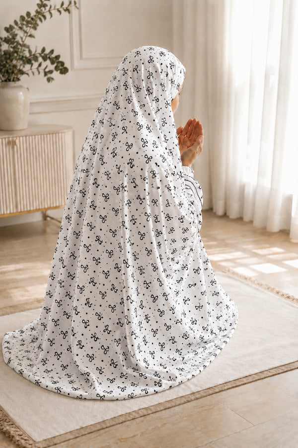 Namaz Chaddar - Samair-White