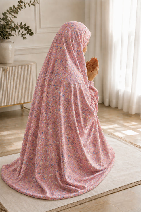Namaz Chaddar - Samair-Pink Mist