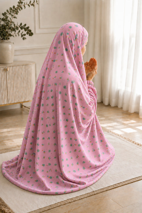 Namaz Chadar -Meher-Pink Mist