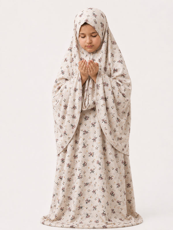 Namaz Chadar- kids - Azurielle - Dusty Purple