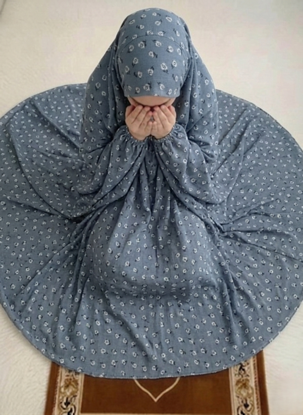 Namaz Chadar - Zaylina - Grey