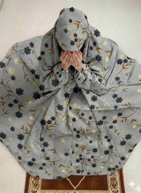 Namaz Chadar- Bareera- Grey