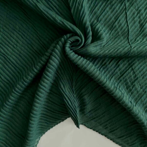 Crumpled Lawn Hijab - Emerald