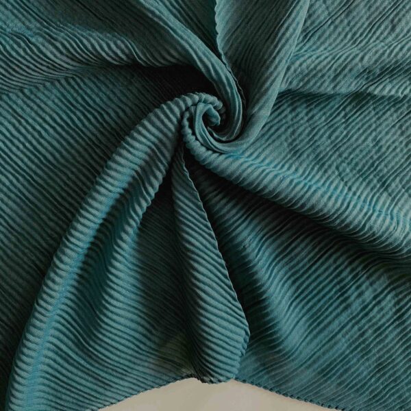 Crumpled Lawn Hijab - Ocean