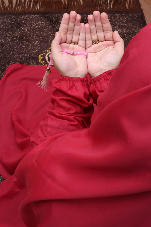 Namaz Chadar - Red Cherry