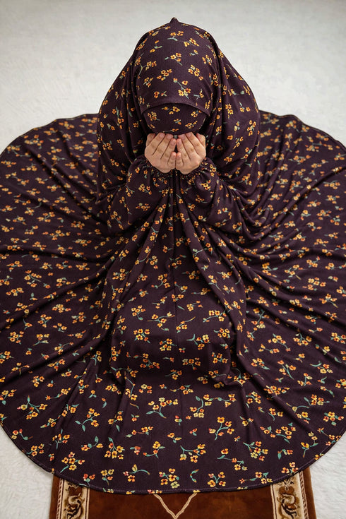 Namaz Chadar - Maha - Maroon