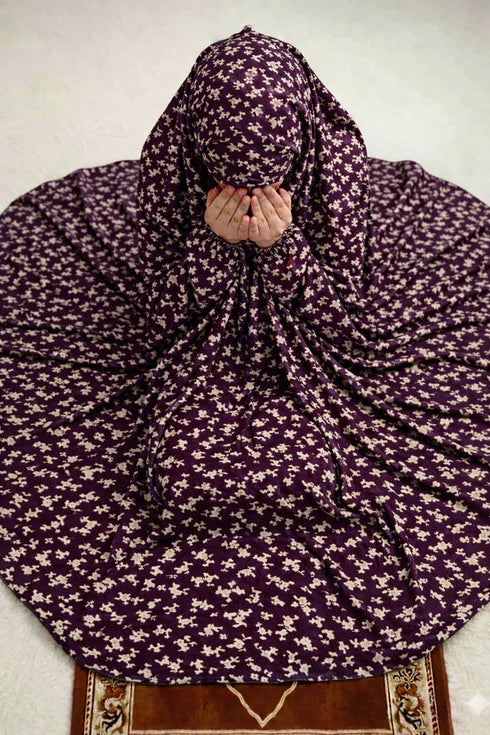 Namaz Chadar - Safa - Maroon