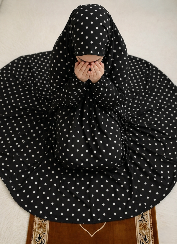 Namaz Chadar - Maya - Black