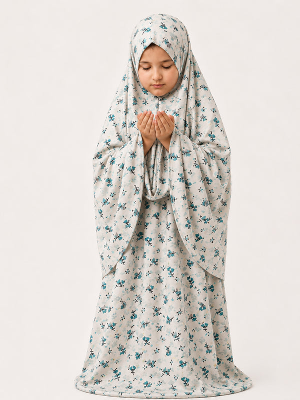 Namaz Chadar- kids - Azurielle - Mint Green