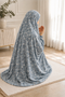 Namaz Chaddar - Jasmine-Grey