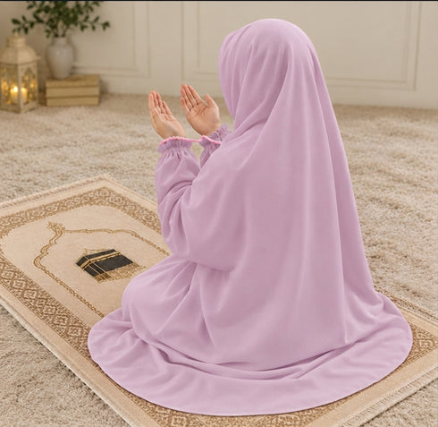 Namaz Chadar - Kids- Ash Pink