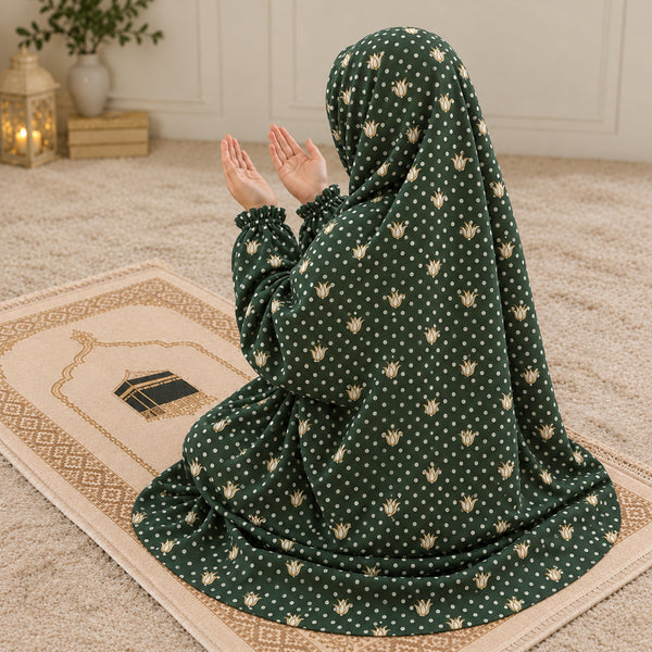 Namaz Chadar - Kids- Falak-Green