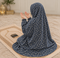 Namaz Chadar - Kids- Khadija-Navy Blue