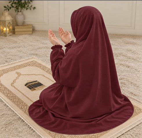 Namaz Chadar - Kids- Rose Red