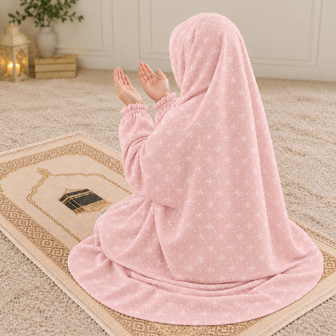 Namaz Chadar - Kids- Samair-Baby Pink