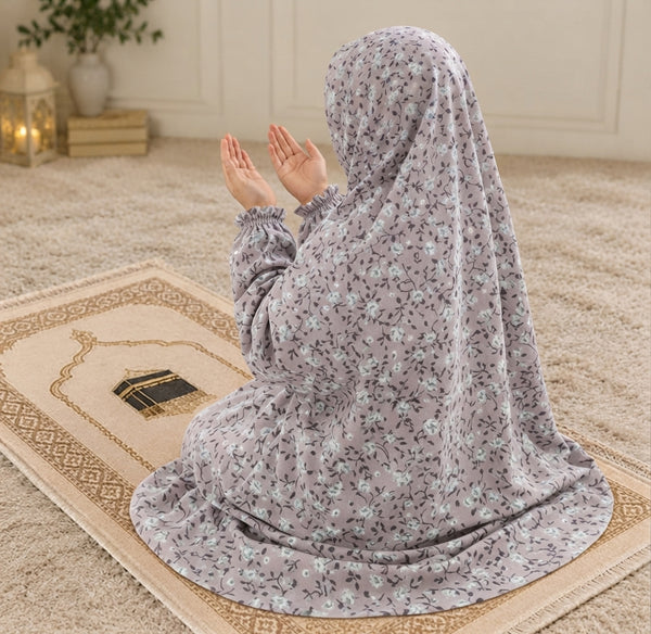 Namaz Chadar - Kids- Tasneem- Dusty Purple
