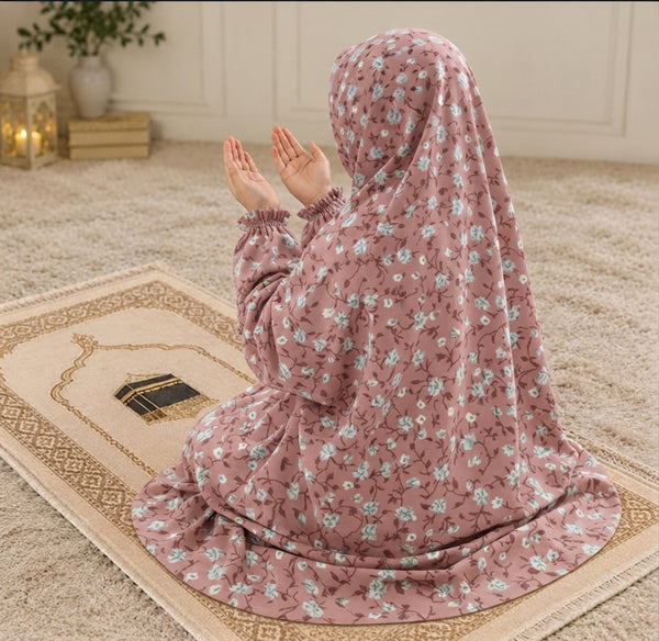 Namaz Chadar - Kids- Tasneem- Pink Mist
