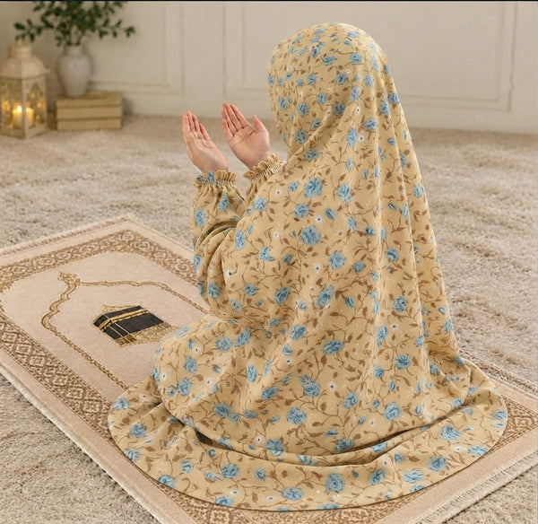 Namaz Chadar - Kids- Tasneem- Yellow