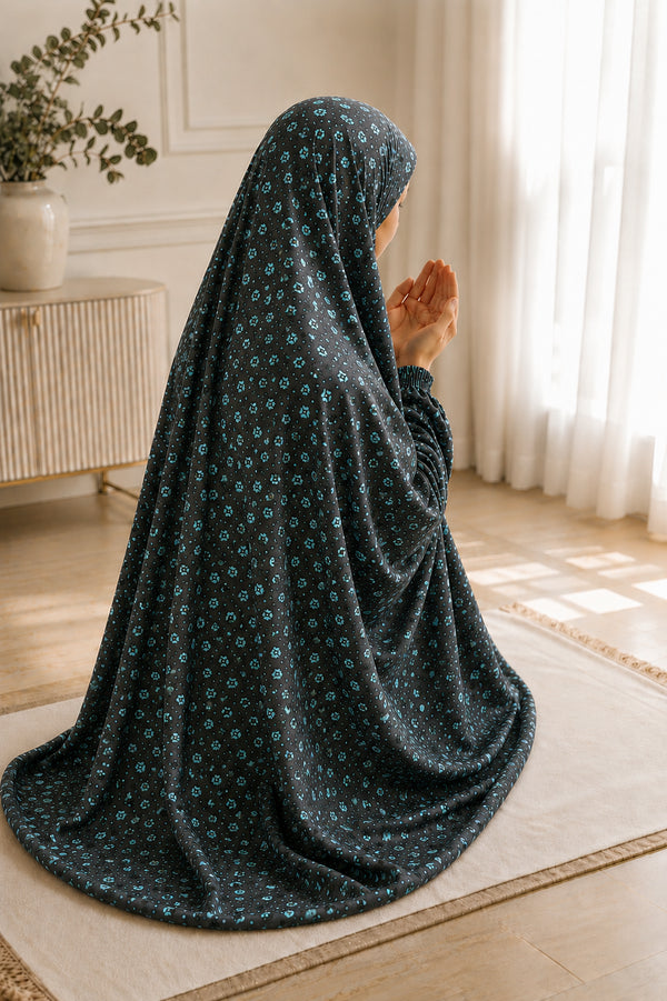Namaz Chadar -Tasneem - Serene blue