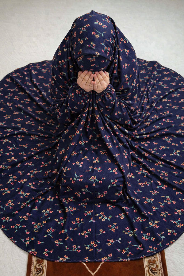 Namaz Chadar - Maha - NavyBlue