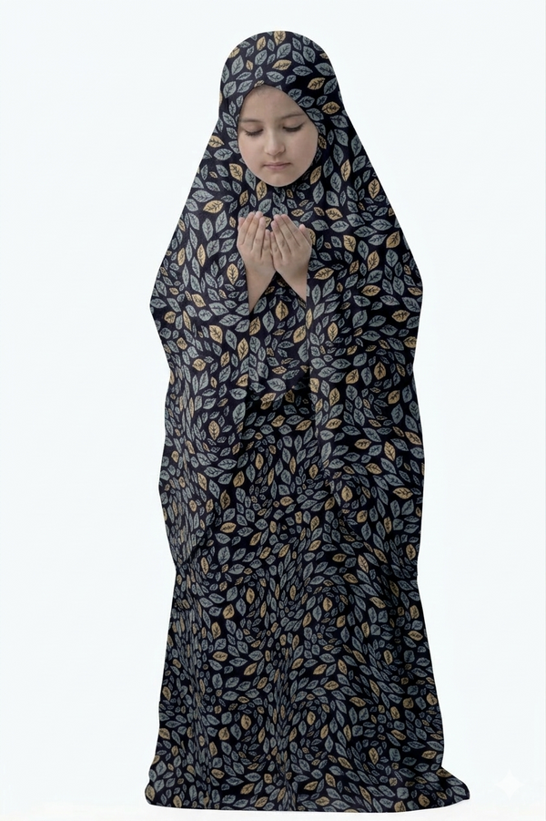 Namaz Chadar-Kid- Iqra - NavyBlue