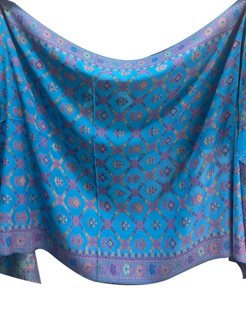 Pashmina Kani - Cosmic-Blue Galaxy