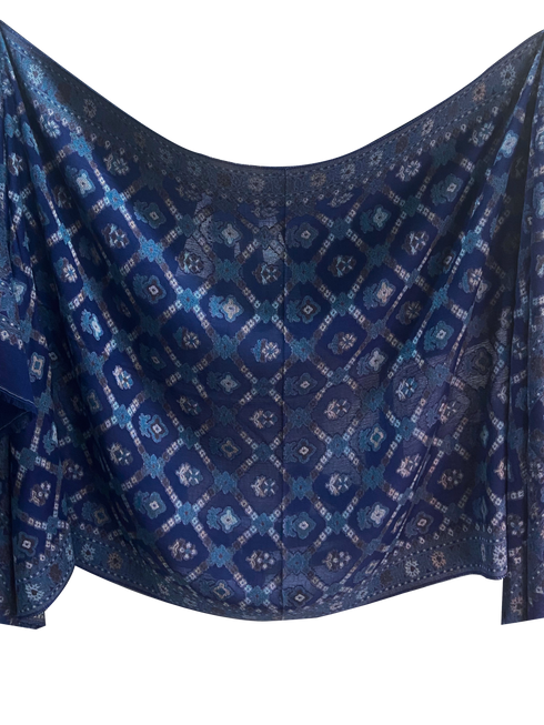 Pashmina Kani - Cosmic-Blue Star Dust