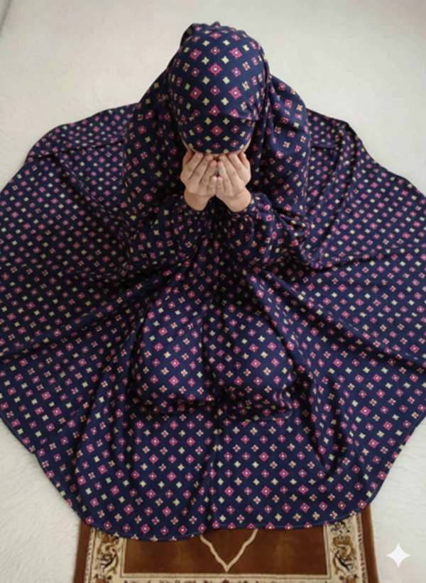 Areej-Navy blue pink