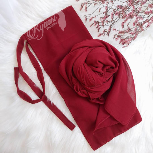 Hijab+Niqab - Red Cherry