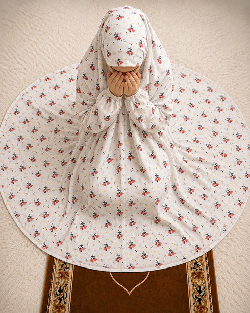Namaz Chadar Azurielle - Red Cherry