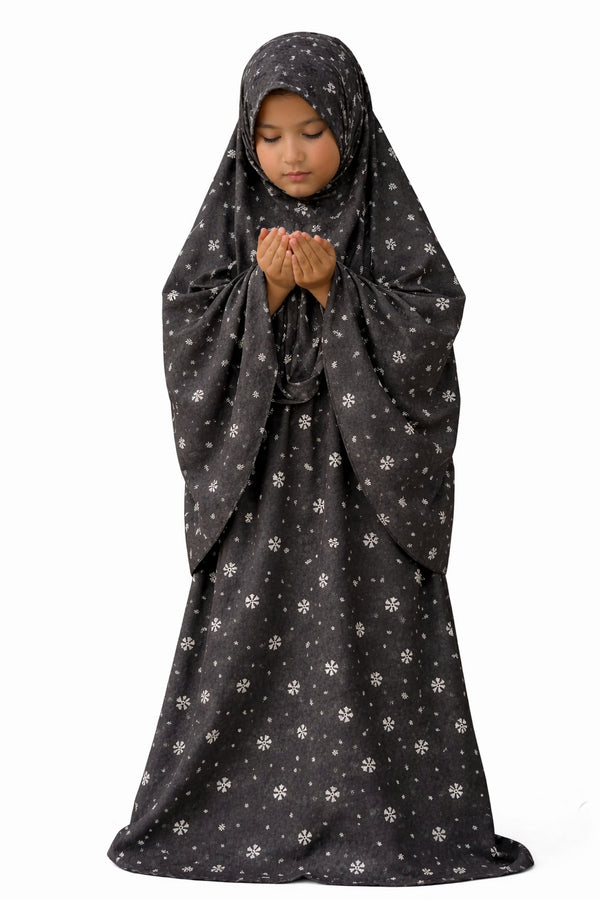 Namaz Chadar- kids - Black - Shifa