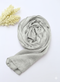 Velvet Silk Hijab - silver