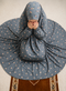 Namaz Chadar - Zoe - Silver Grey