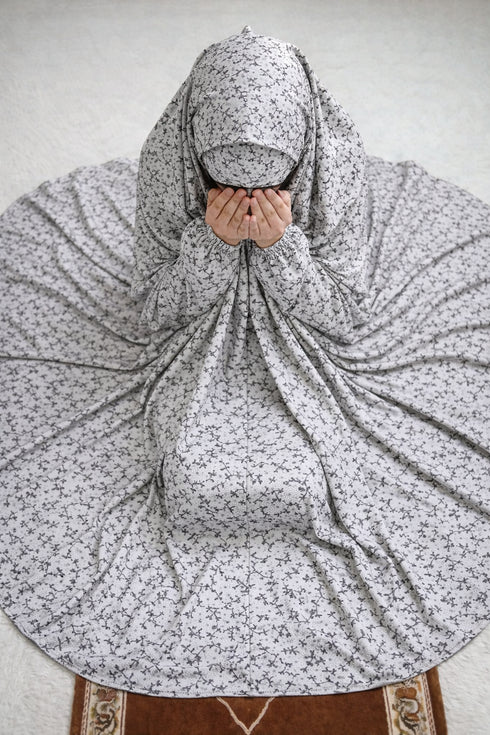 Namaz Chadar - Safa - White