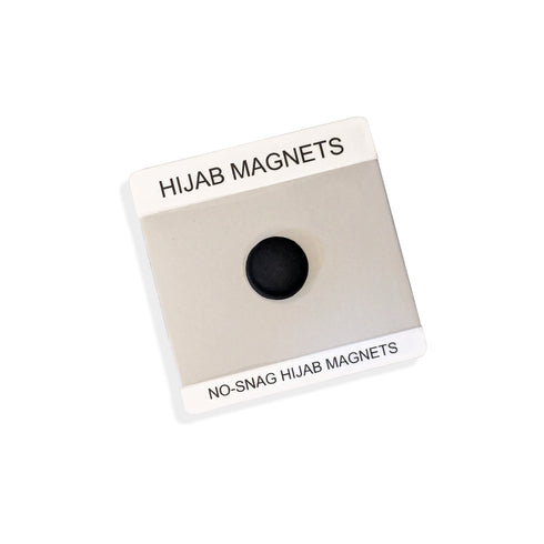 Metallic Hijab Magnet - matt - Black