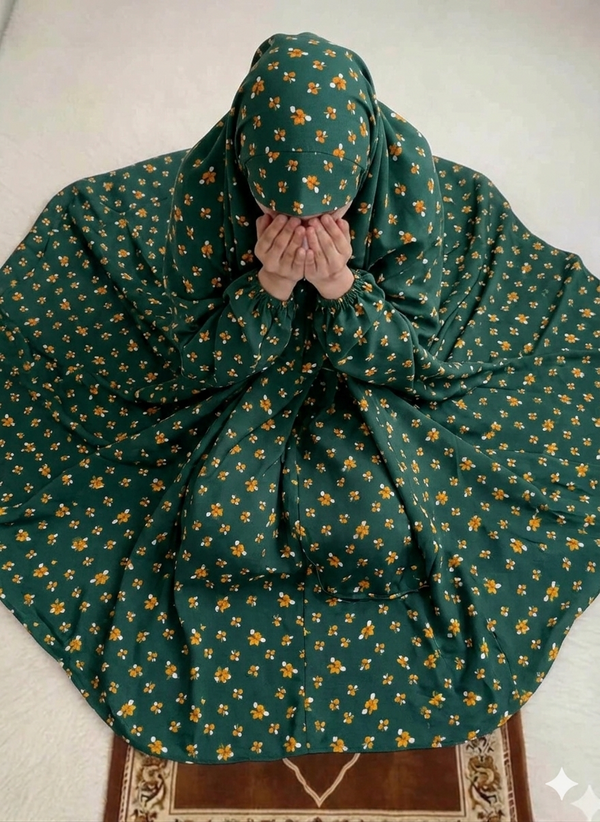 Namaz Chadar- Fiza- Green