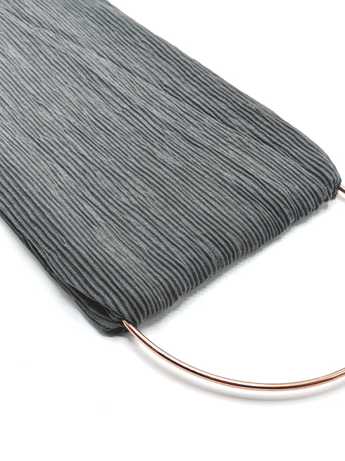 Crinkle Lawn Hijab - Graphite