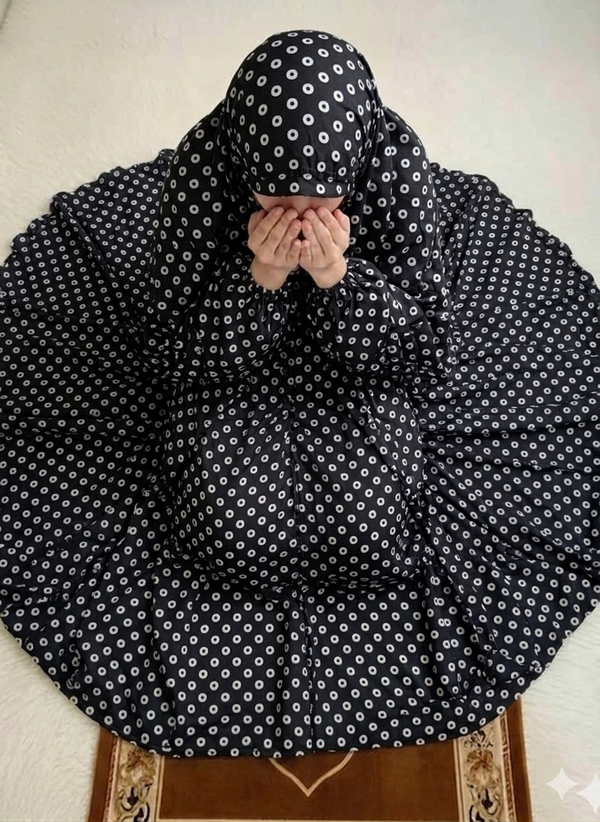 Namaz Chadar - Eiliyah- Black