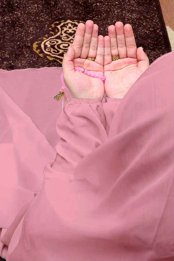 Namaz Chadar-Pink Mist