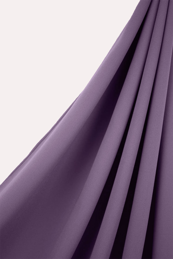 Georgette Chiffon - Dusty Purple