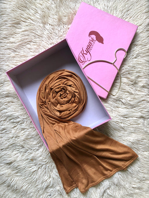 Plain Jersey Hijab - Hazelwood